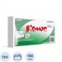 Конверт белый E65 стрип 110х220 80г КОМУС 100шт/уп 12уп/кор