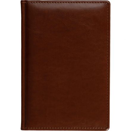 Ежедневник недатированный коричн, А5, 148x218, 352стр, Agenda