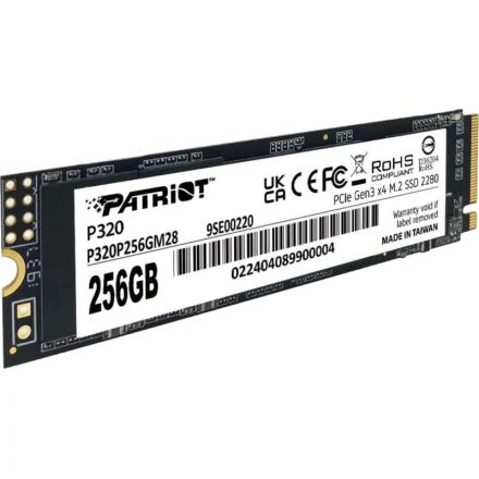 SSD накопитель Patriot P320 256GB M.2 2280 PCIe 3.0 x4(P320P256GM28)