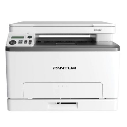 МФУ лазерное ЦВЕТНОЕ PANTUM CM1100DW "3 в 1" А4, 18 стр./мин., 30000 стр./мес., ДУПЛЕКС, Wi-Fi, сетевая карта