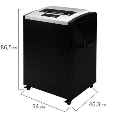 Уничтожитель (шредер) BRAUBERG PROFESSIONAL PS-4090s, "HeavyDuty", A3, 2 уровень секретности, 4 мм, 40 листов, корзина 90 литров, 532596