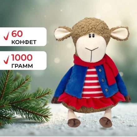 Новогодний сладкий подарок Элли 1/1000 г (стандарт), ПТ27-21ббс Новогодний сладкий подарок Элли 1/1000 г (стандарт), ПТ27-21ббс
