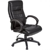 Кресло BN_Dp_EChair-648 TPU кожзам черный, пластик черный
