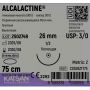 Шовный материал ALCALACTINE 3/0 75см, колющ. 26мм 1/2 12шт C0526Z1T75
