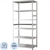 Стеллаж металлический ПРАКТИК MS 6 полок 1000х500х2200