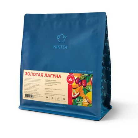 Чайный напиток NIKTEA "Золотая Лагуна" с ароматом апельсина, 250 г, TNIKTE-L00008 Чайный напиток NIKTEA "Золотая Лагуна" с ароматом апельсина, 250 г, TNIKTE-L00008