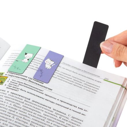 Закладки для книг МАГНИТНЫЕ, "CATS", набор 6 шт., 60x20 мм, BRAUBERG, 113159 Закладки для книг МАГНИТНЫЕ, "CATS", набор 6 шт., 60x20 мм, BRAUBERG, 113159