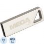 Флеш-память Promega Jet 64GB USB2.0 серебро, металл, под лого NTU326U2064GS Флеш-память Promega Jet 64GB USB2.0 серебро, металл, под лого NTU326U2064GS