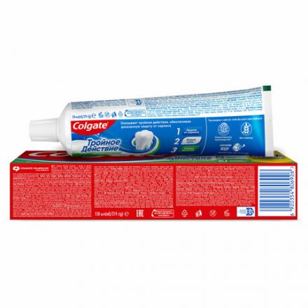 Зубная паста 150 мл COLGATE "Натуральная мята", тройное действие, с фторидом, 6920354806926 Зубная паста 150 мл COLGATE "Натуральная мята", тройное действие, с фторидом, 6920354806926