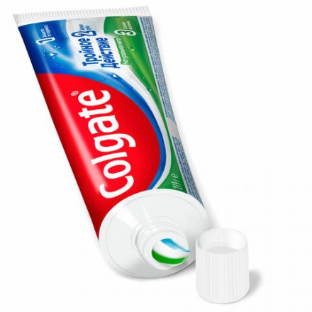 Зубная паста 150 мл COLGATE "Натуральная мята", тройное действие, с фторидом, 6920354806926 Зубная паста 150 мл COLGATE "Натуральная мята", тройное действие, с фторидом, 6920354806926