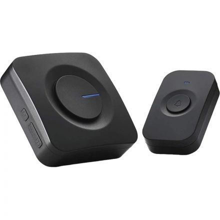 Звонок дверной беспроводной c цифровым кодированием черный Rexant Звонок дверной беспроводной c цифровым кодированием черный Rexant