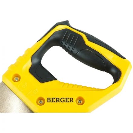 Ножовка по дереву 400мм, 3D заточка, 7TPI, BERGER BG1841 Ножовка по дереву 400мм, 3D заточка, 7TPI, BERGER BG1841