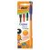 Ручки шариковые BIC "Orange Original", НАБОР 4 ЦВЕТА, узел 0,8 мм, линия 0,3 мм, пакет, 8308541/516337