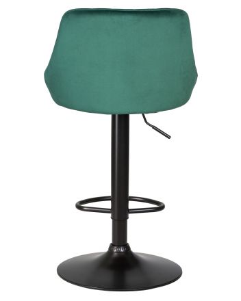 Стул барный DOBRIN LOGAN BLACK, зеленый велюр (MJ9-88) Стул барный DOBRIN LOGAN BLACK, зеленый велюр (MJ9-88)