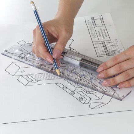 Линейка с роликом (рейсшина) 30 см, BRAUBERG, металлический ролик, коробка с подвесом, 210647 Линейка с роликом (рейсшина) 30 см, BRAUBERG, металлический ролик, коробка с подвесом, 210647