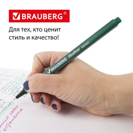 Набор капиллярных ручек (линеров) BRAUBERG 4 шт., АССОРТИ, "Aero", трехгранные, металлический наконечник, линия письма 0,4 мм, 141524 Набор капиллярных ручек (линеров) BRAUBERG 4 шт., АССОРТИ, "Aero", трехгранные, металлический наконечник, линия письма 0,4 мм, 141524