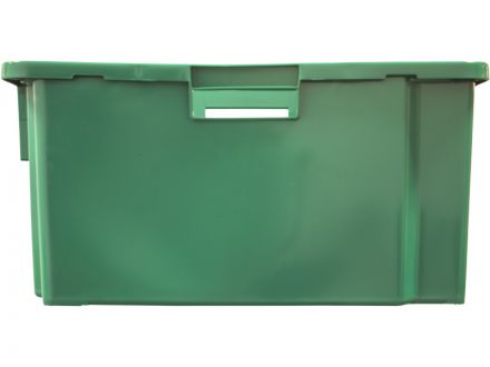 Ящик мясной 600х400х300 сплош. зеленый