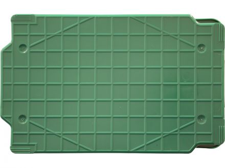 Ящик мясной 600х400х300 сплош. зеленый