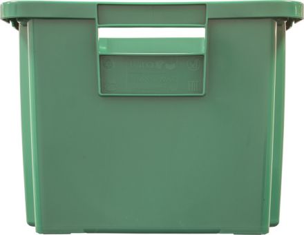 Ящик мясной 600х400х300 сплош. зеленый
