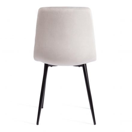 Стул CHILLY (mod. JSC-220) Велюр/металл , 44,5х52,5х88 см, Light grey (светло-серый) HLR14 / черный Стул CHILLY (mod. JSC-220) Велюр/металл , 44,5х52,5х88 см, Light grey (светло-серый) HLR14 / черный