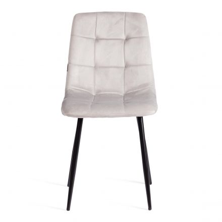 Стул CHILLY (mod. JSC-220) Велюр/металл , 44,5х52,5х88 см, Light grey (светло-серый) HLR14 / черный Стул CHILLY (mod. JSC-220) Велюр/металл , 44,5х52,5х88 см, Light grey (светло-серый) HLR14 / черный