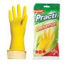 Перчатки МНОГОРАЗОВЫЕ латексные PACLAN "Practi Universal", хлопчатобумажное напыление, размер 8,5-9, L (большой), желтые Перчатки МНОГОРАЗОВЫЕ латексные PACLAN "Practi Universal", хлопчатобумажное напыление, размер 8,5-9, L (большой), желтые