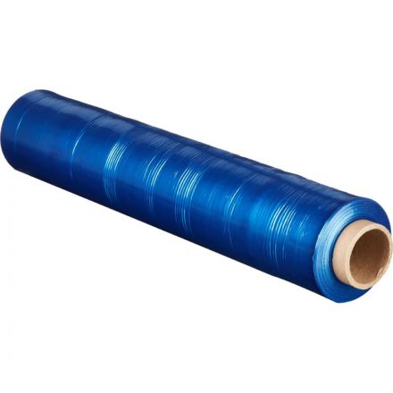 Стрейч-пленка для ручной упаковки вес 2 кг 20 мкм x 217 м x 50 см синяя (престрейч 180%)