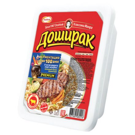Лапша ДОШИРАК со вкусом говядины 90 г, 10853 Лапша ДОШИРАК со вкусом говядины 90 г, 10853