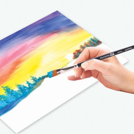 Кисти художественные BRAUBERG ART, набор 4 штуки, синтетика, (круглые № 1, 3, плоские № 4, 10), 200943 Кисти художественные BRAUBERG ART, набор 4 штуки, синтетика, (круглые № 1, 3, плоские № 4, 10), 200943