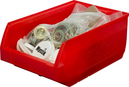 Ящик 350х230х150 Milano  красный