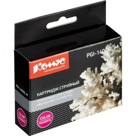 Картридж струйный Комус PGI-1400XL M пур.для Canon MB2040/MB2140/MB2740