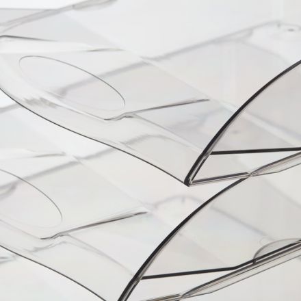 Лоток горизонтальный Attache 4шт/уп прозрачный тонированный тд_у Лоток горизонтальный Attache 4шт/уп прозрачный тонированный тд_у