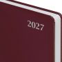 Ежедневник датированный 2027 Attache А5 168л 138x213мм балакрон бордо