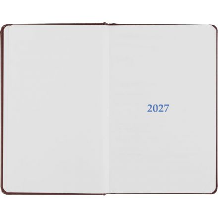 Ежедневник датированный 2027 Attache А5 168л 138x213мм балакрон бордо