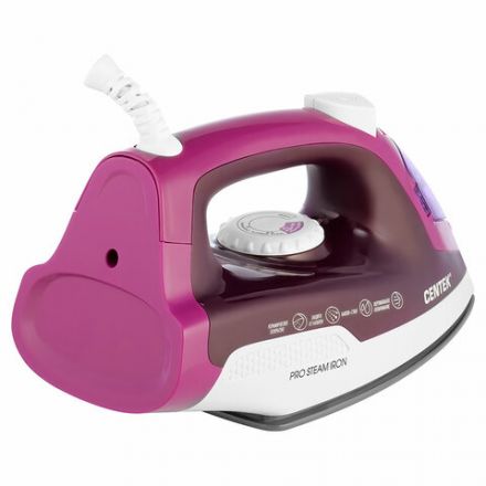 Утюг CENTEK CT-2348, 1800 Вт, антипригарное покрытие, антикапля, антинакипь, фиолетовый, CT-2348 VIOLET Утюг CENTEK CT-2348, 1800 Вт, антипригарное покрытие, антикапля, антинакипь, фиолетовый, CT-2348 VIOLET