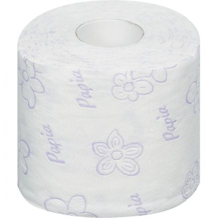 Бумага туалетная Papia Балийский Цветок 3сл бел 100%цел 16,8м 140л 12рул/уп Бумага туалетная Papia Балийский Цветок 3сл бел 100%цел 16,8м 140л 12рул/уп