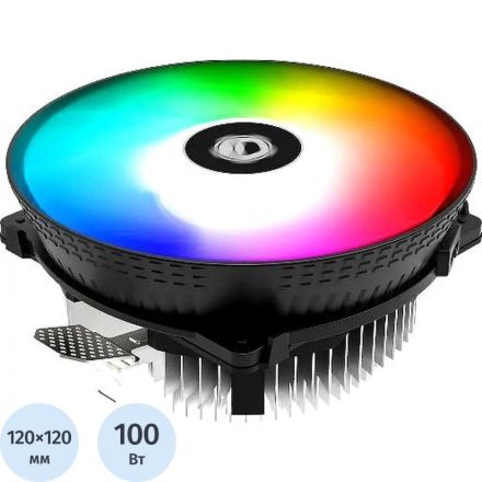 Кулер ID-Cooling DK-03 RAINBOW RGB AM5/4/1151/1200/1700 черн/бел 4-pin 100W Кулер ID-Cooling DK-03 RAINBOW RGB AM5/4/1151/1200/1700 черн/бел 4-pin 100W
