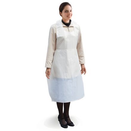 Фартуки полиэтиленовые, КОМПЛЕКТ 100 шт., одноразовые, размер 69 см х 107 см, плотность 14 мкм Фартуки полиэтиленовые, КОМПЛЕКТ 100 шт., одноразовые, размер 69 см х 107 см, плотность 14 мкм