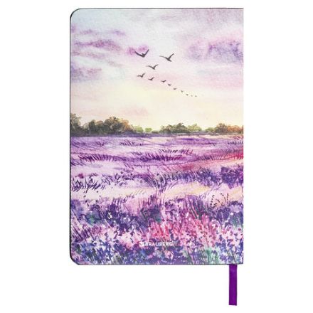 Блокнот А5 (143x210 мм), BRAUBERG VISTA "Violet", под кожу, гибкий, 80 л., 112074 Блокнот А5 (143x210 мм), BRAUBERG VISTA "Violet", под кожу, гибкий, 80 л., 112074