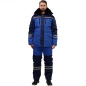 Костюм рабочий зимний з03-КПК вслк. с синим (р.56-58) 158-164 Костюм рабочий зимний з03-КПК вслк. с синим (р.56-58) 158-164