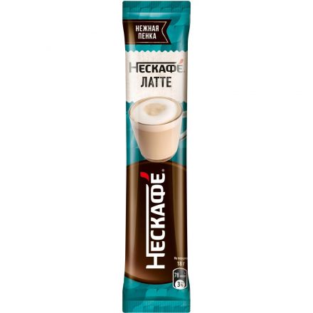 Кофе Nescafe Latte раств., шоу-бокс, 18гх18шт/уп