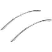 Ручка УЗК_скоба меб. StahlBuro A204-128 (16640) компл-2шт  CP хром