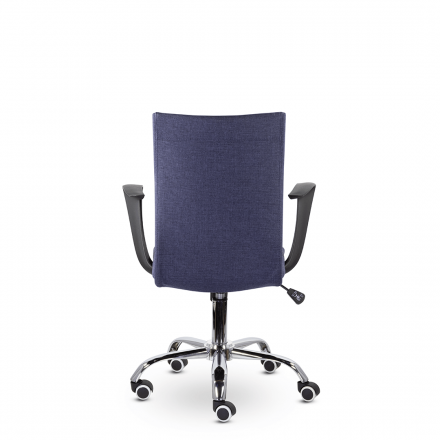 Кресло М-902 Бэрри хром Ср Moderno 07 (Синий) Кресло М-902 Бэрри хром Ср Moderno 07 (Синий)
