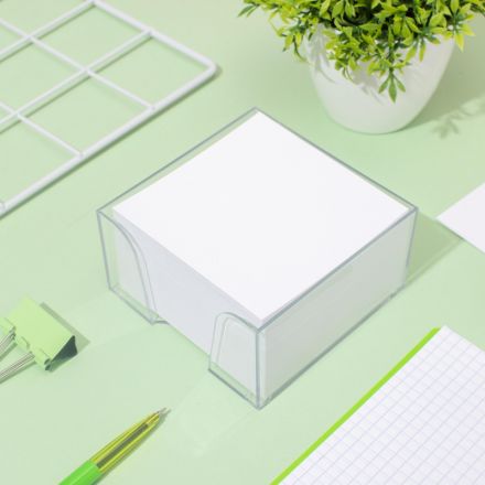 Блок для записей в подставке КОМУС в стакане 9х9х5 белый блок 100 г, 100 Блок для записей в подставке КОМУС в стакане 9х9х5 белый блок 100 г, 100