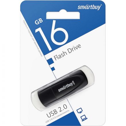 Флеш-память SmartBuy UFD 2.0 016GB Scout Black (SB016GB2SCK) Флеш-память SmartBuy UFD 2.0 016GB Scout Black (SB016GB2SCK)