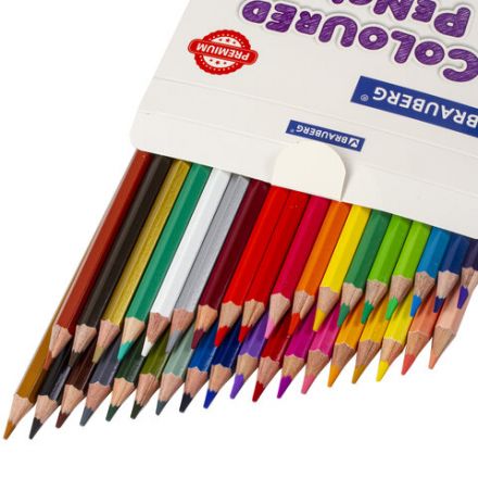 Карандаши цветные BRAUBERG PREMIUM, 36 цветов, шестигранные, грифель 3,3 мм, натуральное дерево, 181659 Карандаши цветные BRAUBERG PREMIUM, 36 цветов, шестигранные, грифель 3,3 мм, натуральное дерево, 181659