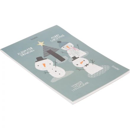 Альбом для рисования Kroyter А4 40л склейка,Christmas,65994 Альбом для рисования Kroyter А4 40л склейка,Christmas,65994