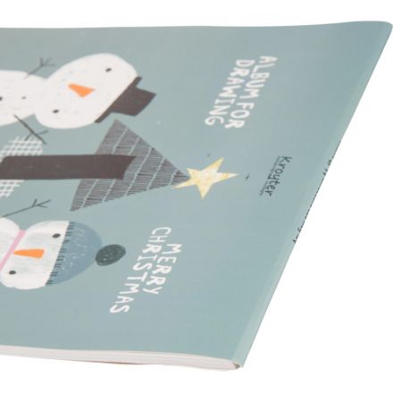 Альбом для рисования Kroyter А4 40л склейка,Christmas,65994 Альбом для рисования Kroyter А4 40л склейка,Christmas,65994