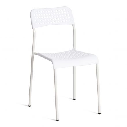 Стул ADDE (mod. C-049) / 1 шт. в упаковке металл/пластик, 39 х 49 х 78 см, White (белый)