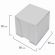 Блок для записей STAFF в подставке прозрачной, куб 9х9х9 см, белый, белизна 70-80%, 129202 Блок для записей STAFF в подставке прозрачной, куб 9х9х9 см, белый, белизна 70-80%, 129202